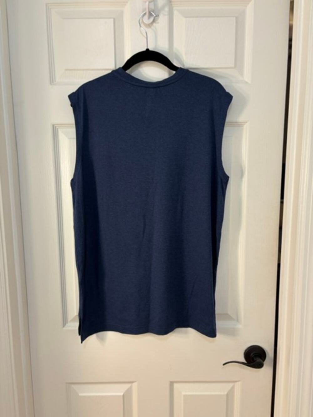 Leg3nd, Navy, sleeveless activewear shirt